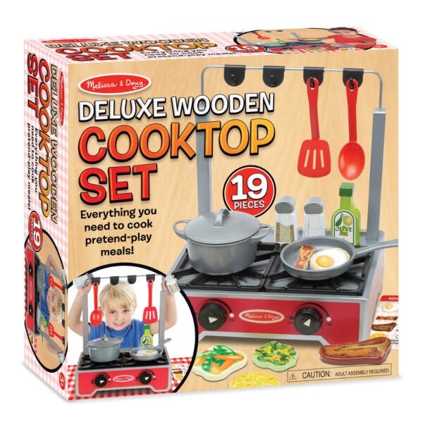 Deluxe Wooden Cooktop Set Twinkle